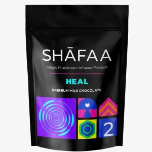 Shafaa Macrodosing Magic Mushroom Milk Chocolate Edible