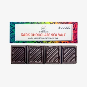 Shroomies Dark Chocolate Sea Salt Chocolate Bar (3000mg)